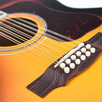 Guild F512E Maple Antique Burst USA image 7
