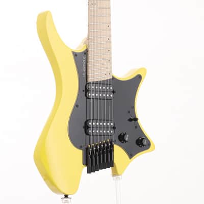 strandberg Boden Classic 7 Maple Fingerboard Banana Yellow [SN Y1710024] (07/17) image 10