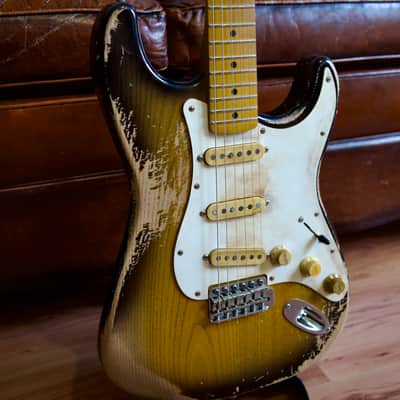 Constantin Guitars Sweetcaster Classic #0005 - 2-Tone Burst 3.7kilos !!!VIDEO!!! image 2