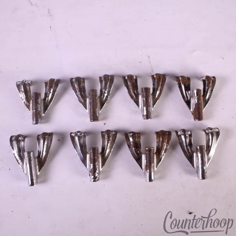 *Ludwig 8x Bass Drum Tension/T-Rod-Claws Chrome Marching/Parade Vintage 60s USA image 1