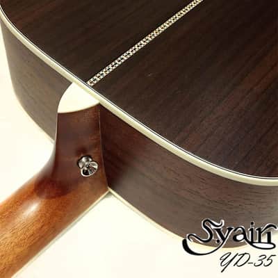 S.Yairi YD-35 Solid wood Sitka Spruce & Indian Rosewood Dreadnought acoustic guitar High-quality image 7
