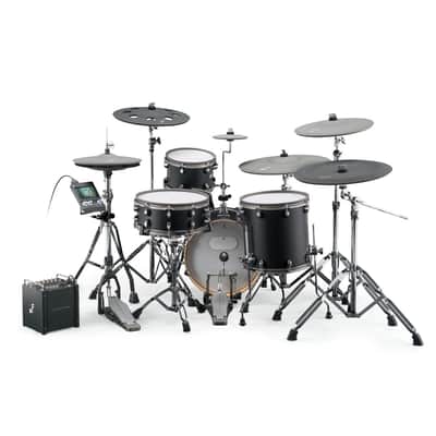 EFNOTE Pro 500X Special Electronic Drum Set Black Oak Wrap image 2