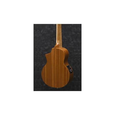 Ibanez UEW5E Concert Ukulele Acoustic Electric Guitar with Mahogany Top, 19 Frets, Mahogany Neck, Rosewood Fretboard, UK300-T Preamp, Open Pore image 6