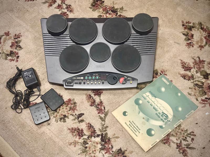 Yamaha DD-50 Drum Pad Controller with Footswitches, Manual, and Power Supply image 1