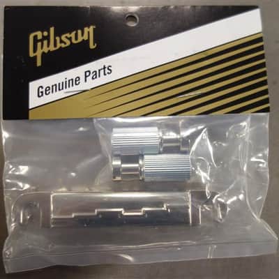 GIbson PTTP-070 Lightning Bar Wraparound Tailpiece Nickel image 1