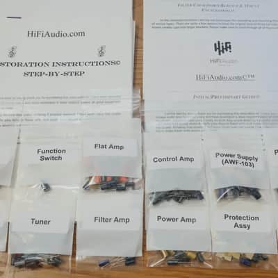 Pioneer SX-1050 restoration kit filter capacitor repair rebuild fix image 2