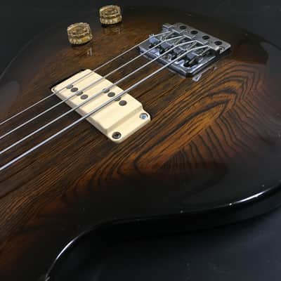Aria Pro II CSB-450 Cardinal Series Bass Medium Scale early 80s Thru-neck Brown image 10