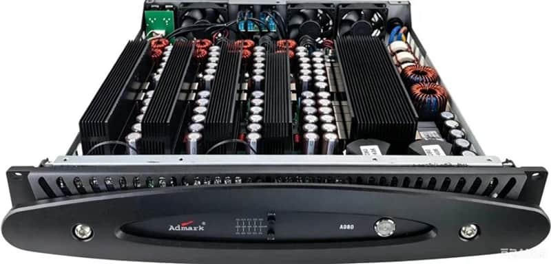 Admark AD80 Class D Power Amplifier 2 Channel Pro Audio for Live Events