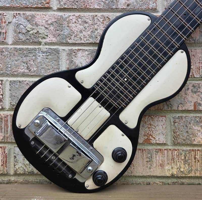 Vintage 1950 Rickenbacker Model B Bakelite Lap Steel Guitar w/ Hardshell Case! image 1