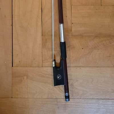 Brazilwood 4/4 Violin Bow Decorative Ornate Carved Frog/Abalone Inlay image 1