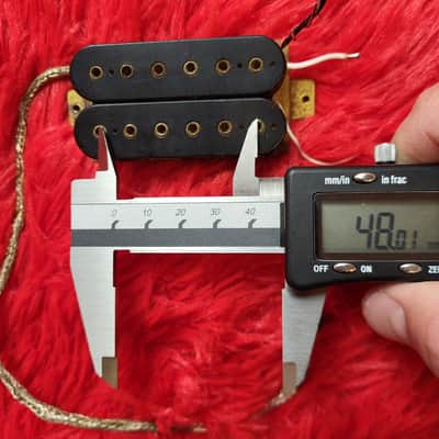 DiMarzio DP104 Super II 1978 - Double Black - 2 Conductor - Brass Baseplate - Not Functioning Both Coils Open image 11
