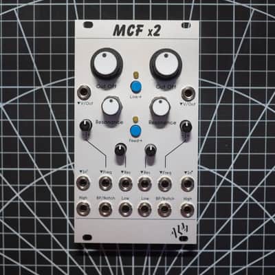 ALM/Busy Circuits ALM030 MCFx2 Dual State Variable Filter Eurorack Synth Module 2022 - Present - Silver image 1