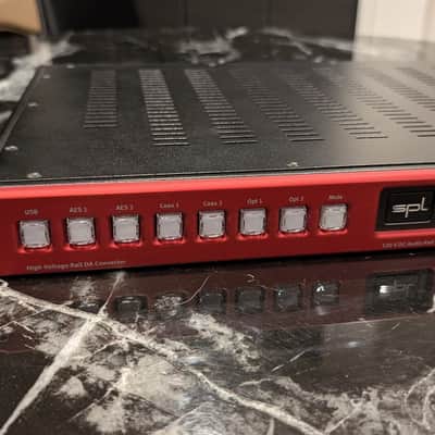 SPL Model 1730 Mercury Mastering D/A Converter Red image 2