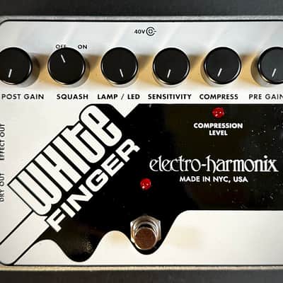 Electro-Harmonix White Finger Analog Optical Compressor Pedal
