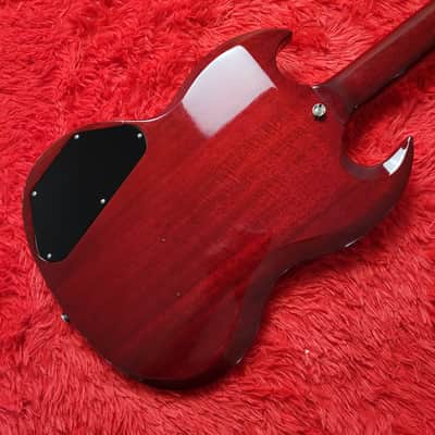 1990's Burny RSG-65 '63 (RSG-60 '63) Revival Series SG Standard - Cherry Red - Made In Japan MIJ image 11