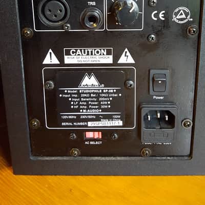 M-Audio Studiophile Sp-5B Studio Monitor Pair Black image 4