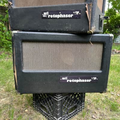 1970’s MTI Rotophaser RM-80 Portable Rotary Speaker Rig Incl. Orange Power Pedal & Custom Switch image 5