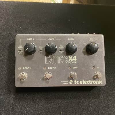 TC Electronic Ditto X4 Looper 2016 - Present - Black image 1
