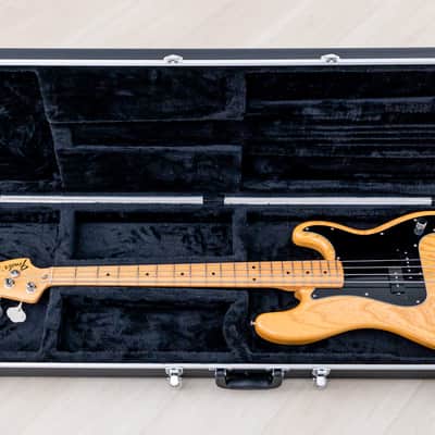 1989 Fender Precision Bass ‘70 Vintage Reissue PB70-700 Natural Ash w/ Case, Japan MIJ Fujigen image 22