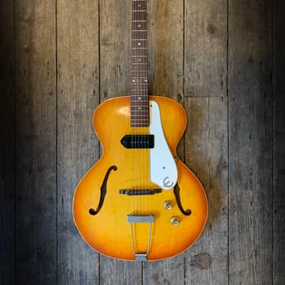 1965 Epiphone E422T Century Sunburst with hard shell case image 2