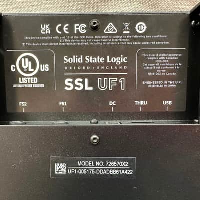 Solid State Logic SSL UF1 DAW Controller 2023 - Black image 2