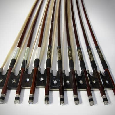 German Violin Bow High Quality 3/4 Size Circa-1900s-Brown image 14