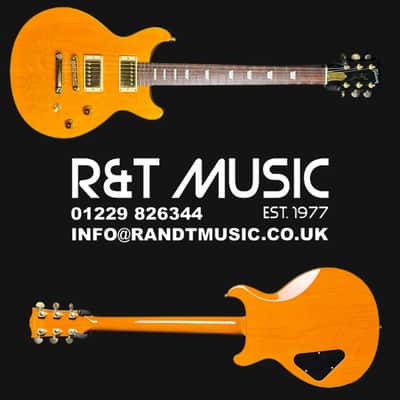 Gibson 1999 Les Paul Standard Lite Double Cut - Transparent Amber w/ Hardcase image 6