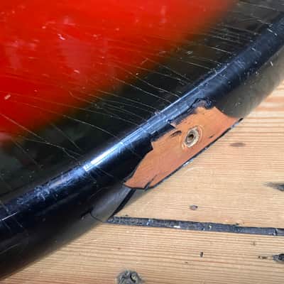 1960s Burns Baldwin Split Sound Jazz Guitar Body Made in England image 12