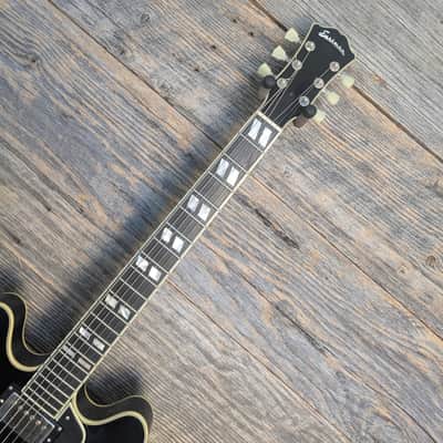 Used Eastman T486 Semi-Hollowbody Guitar - Black w/Upgrades & Case image 2