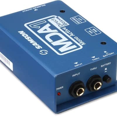 Samson MDA1 1-channel Active Instrument Direct Box image 3