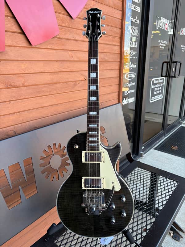 Mollenhauer LP with Stetsbar in Flame Transparent Black image 1