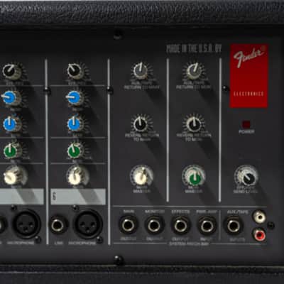 Fender LX-1506 150 Watts 6 Channel Powered Mixer with Reverb | Reverb
