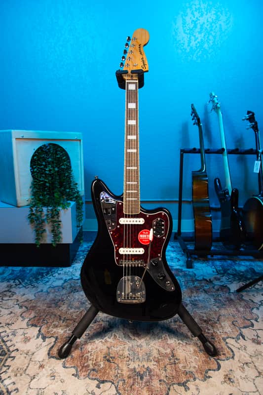 Squier Classic Vibe '70s Jaguar 2026 - Black | Reverb