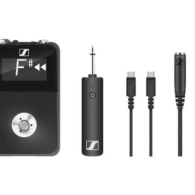 Sennheiser XSW-D Pedalboard Set w/ Wireless Receiver, Belt Clip, Extension Cable image 1