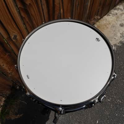 DW USA Collectors Series Maple/Mahogany Shell 6.5x14'' Snare Drum - Deep Royal Blue Lacquer image 7
