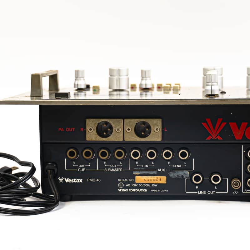 Vestax PMC-46 Rotary Mixer – Rare 4-Channel Analog DJ Mixer (With