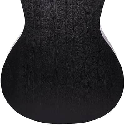 Concert Ukulele 23" Spring Summer Collection of Ukuleles- Matt Finish with Strap & Bag (Raven Black) image 2