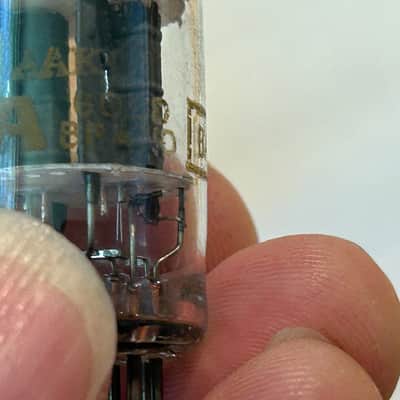 Immagine Sylvania GB Gold 5751 tube, vintage, tests like new, for Fender amp-very rare - 5