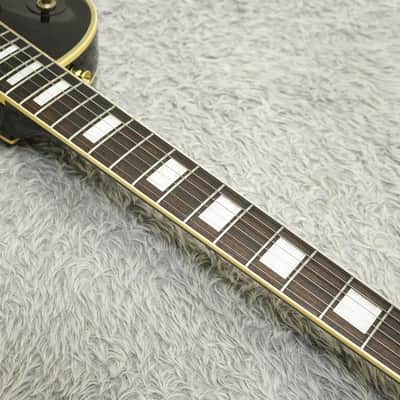 1990's Fernandes Burny RLC-70 LP Custom Black ALL Mahogany body Made in Japan image 3