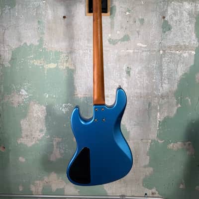 Sadowsky MetroExpress 21-Fret Vintage M Bass Roasted Maple Fingerboard 4-String - Solid Ocean Blue Metallic High Polish image 13