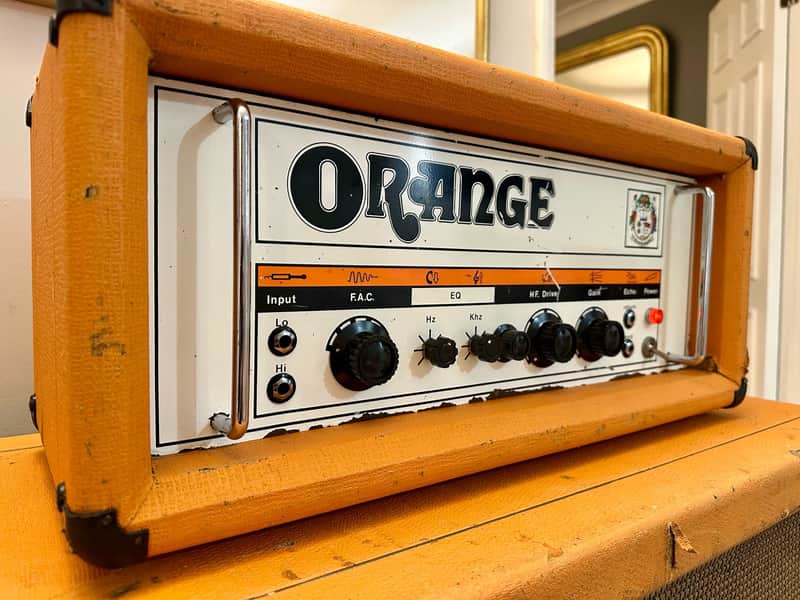 Orange OR100 1973/4 Pics n Text 100W Head - Vintage & Rare image 1