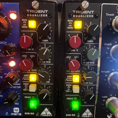 PAIR Trident 80B EQ 500 Series Equalizer Module 2010s - Black