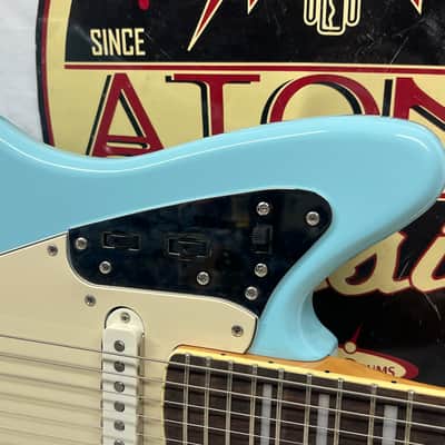 Squier FSR Classic Vibe '70s Jaguar Electric Guitar - Daphne Blue image 3