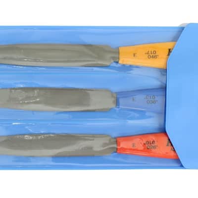 Tapered Electric Guitar Nut File Set, 3 files image 2