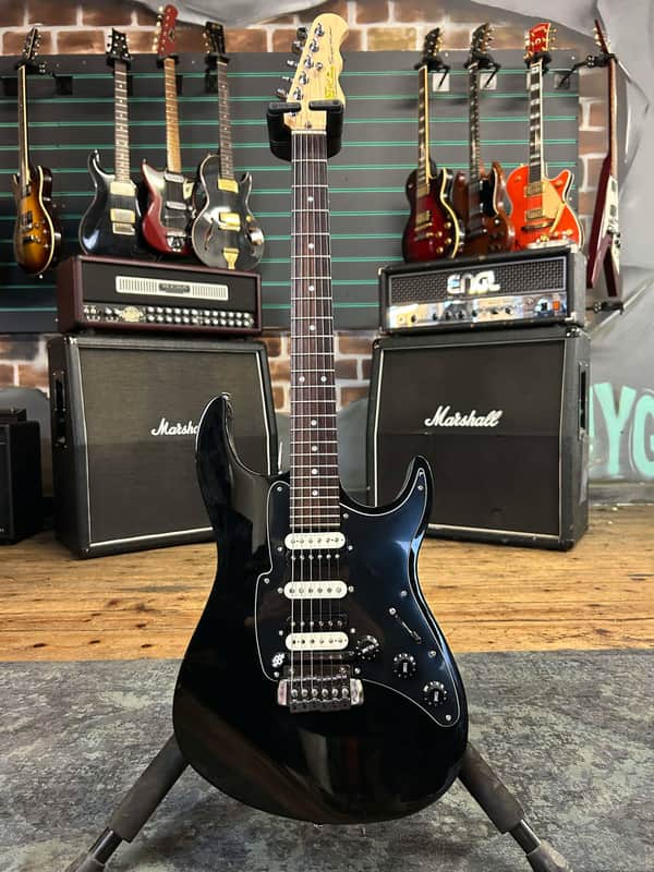 Fret King Super-Matic Gloss Black Electric Guitar image 1