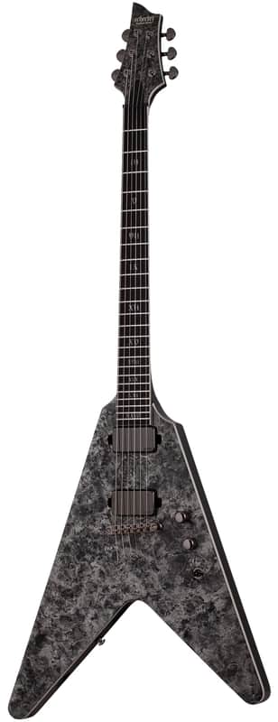 Schecter Juan of the Dead V-1 Black Reign image 1