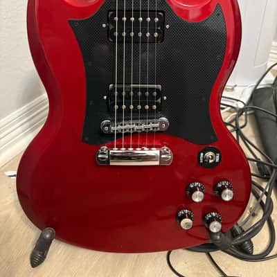 Listing Title Gibson SG Standard 2008 Ebony Fretboard Wolfetone pickups - Metallic Red- ROBOT CONVERSION image 2