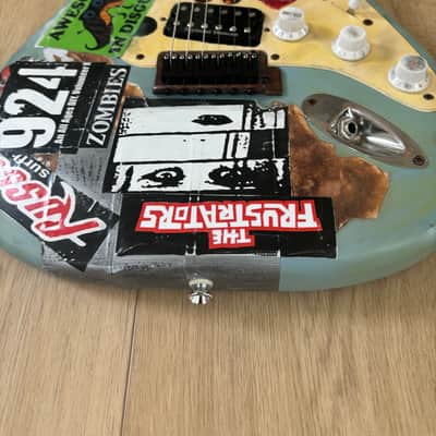 Billie Joe Armstrong "Blue" Replica Guitar image 5