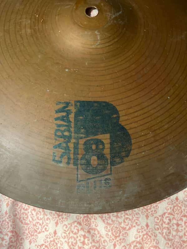Sabian 16” crash B8 plus 1980s vintage image 1