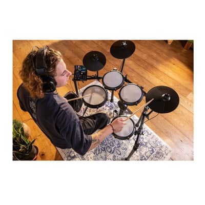 Alesis Nitro Max Kit Electronic Drum Set Bundle with Throne and Headphones image 17